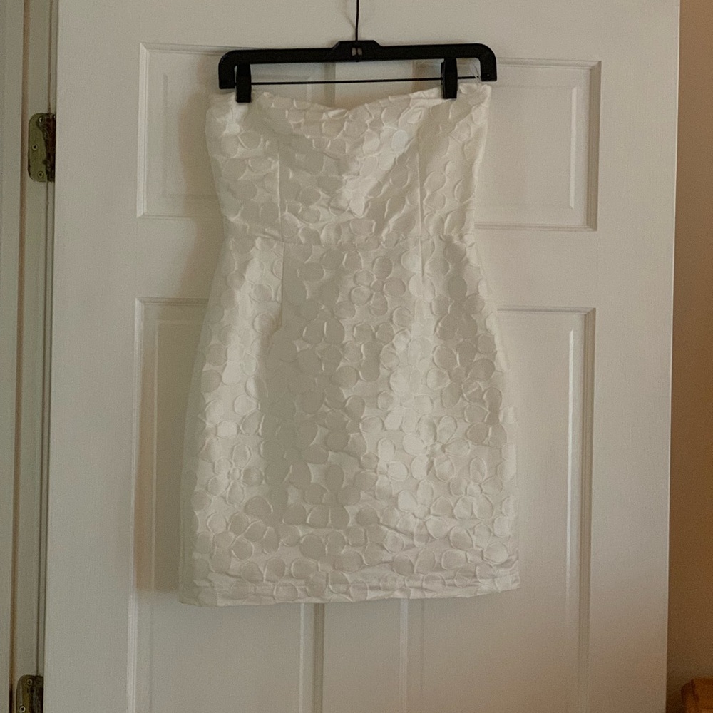 White mini dress